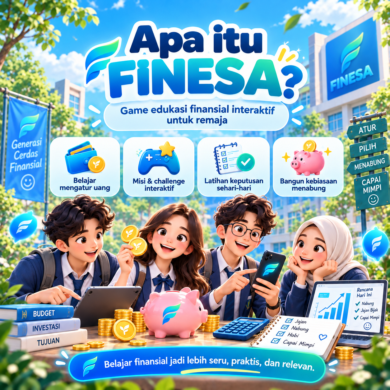 FINESA - Pembelajaran finansial interaktif